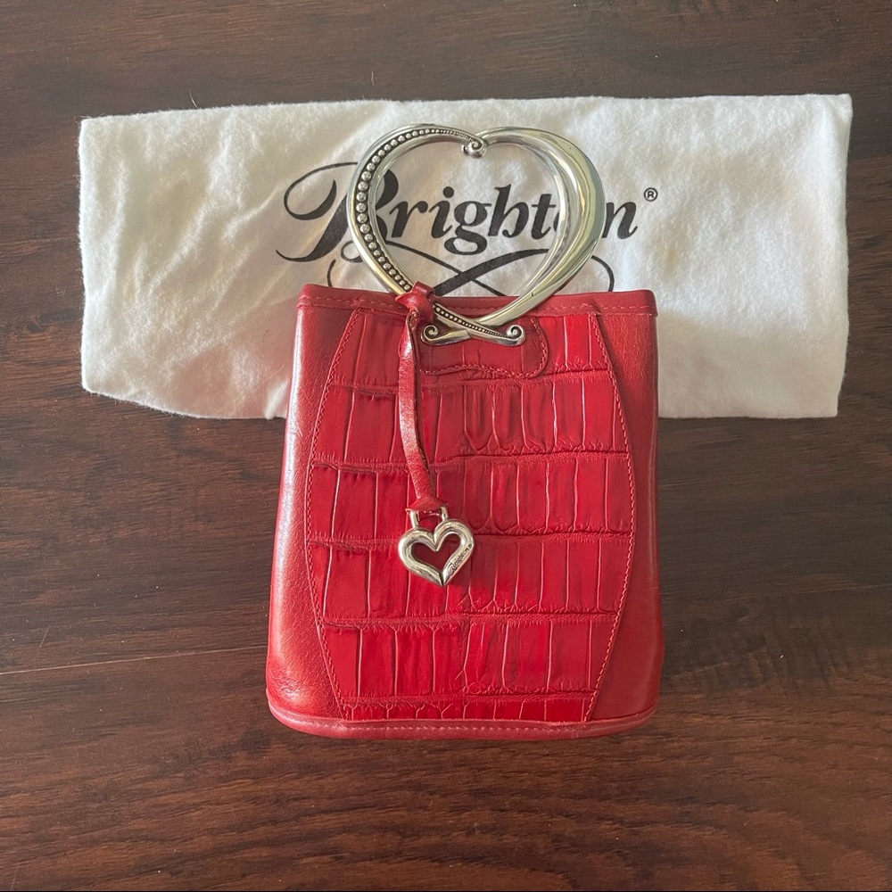 Discontinued Brighton Red Corazon Purse